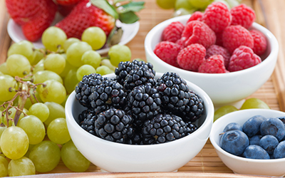 A display of fruit