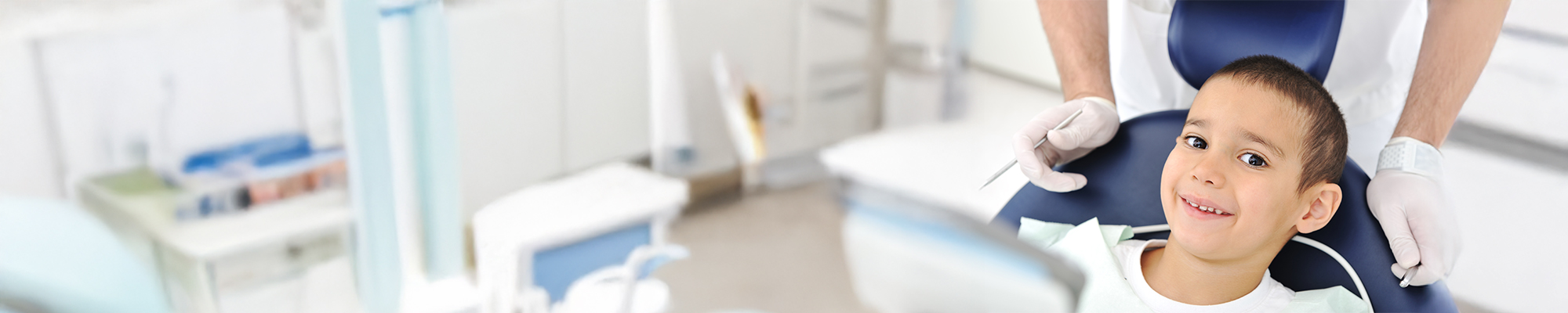 Child in dental chair